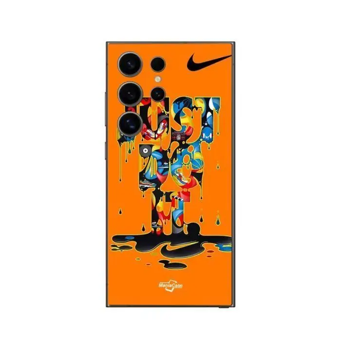 Custodia - Nike - Galaxy S25 Ultra - Graffiti - Morbida - Nera