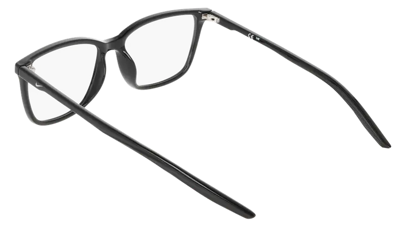 Nike Donna NIKE 7019 001 Montature da vista Bio-iniettato Nero Squadrata Normale miniatura 3