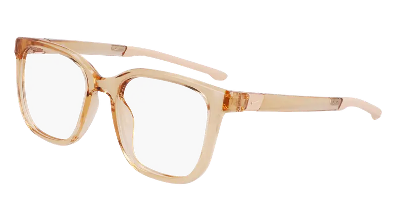 Nike Donna NIKE 7158 280 Montature da vista Bio-iniettato Beige  Squadrata Normale Normale