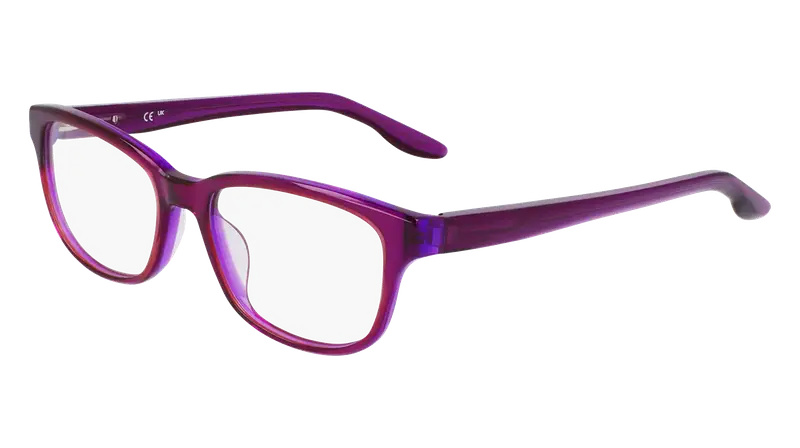 Nike Donna NIKE 7165 516 Montature da vista Recycled PET Viola  Squadrata Normale Fotocromatiche