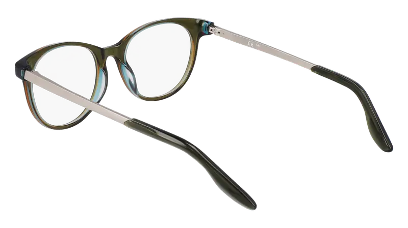 Nike Donna NIKE 7173 317 Montature da vista Acetato Verde Cat Eye Normale Normale miniatura 2