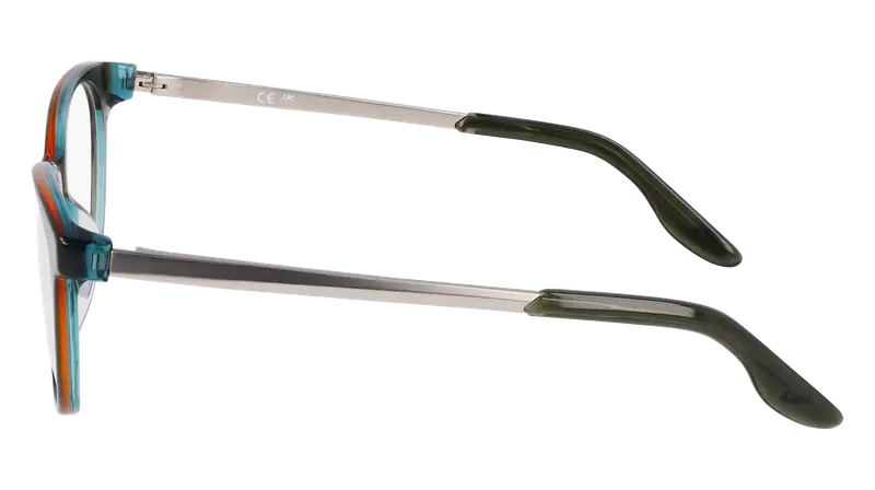 Nike Donna NIKE 7173 317 Montature da vista Acetato Verde Cat Eye Normale Normale miniatura 3