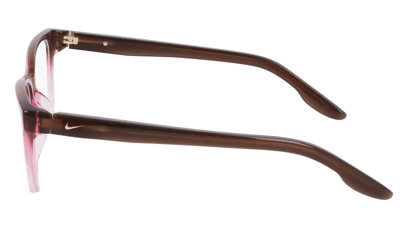 Nike Donna NIKE 7177 277 Montature da vista Acetato Marrone Squadrata Normale miniatura 2