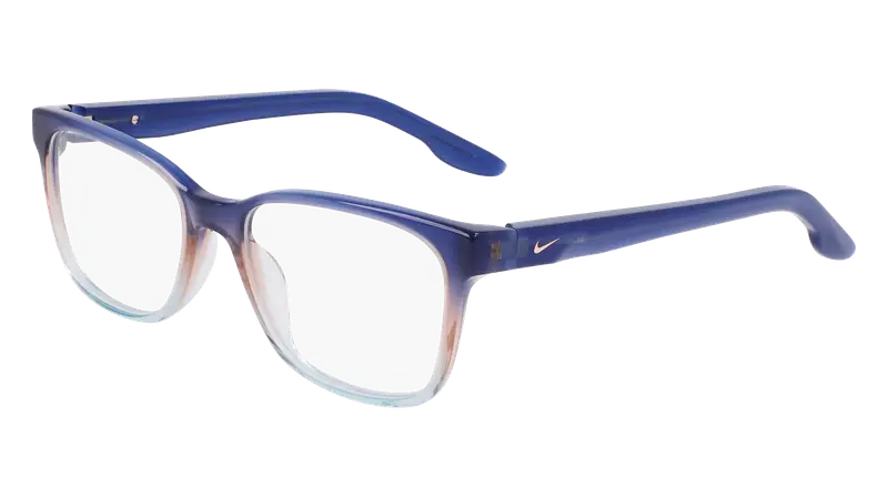 Nike Donna NIKE 7177 407 Montature da vista Acetato Blu Squadrata Normale