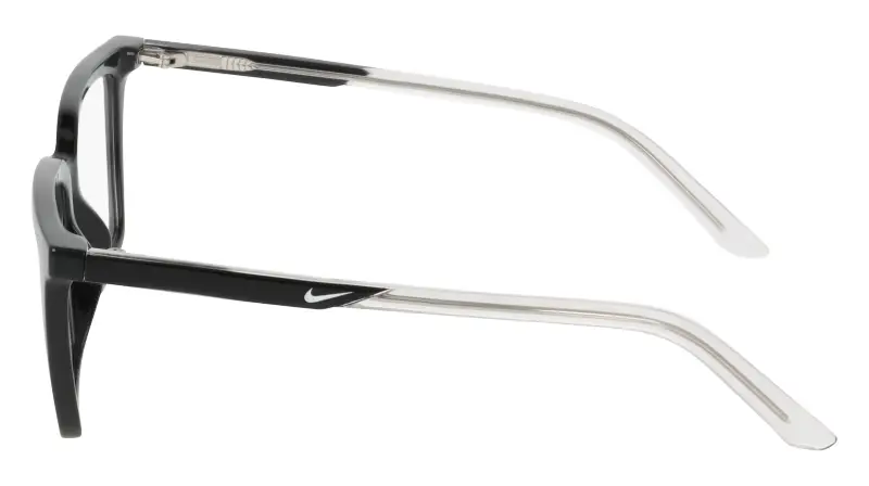 Donna Nike NIKE 7064 001 Montature da vista Nero Squadrata Normale miniatura 3