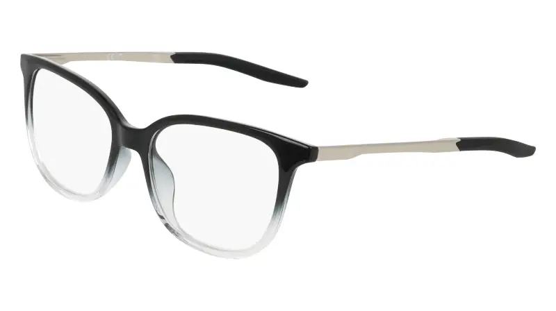 Donna Nike NIKE 7228 010 Montature da vista Bio-iniettato Nero Cat Eye Normale