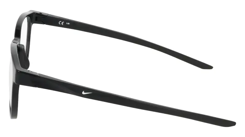 Donna Nike NIKE 7407 001 Montature da vista Bio-iniettato Nero Rotonda Normale miniatura 3