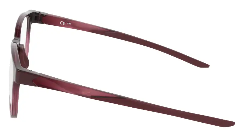 Donna Nike NIKE 7407 602 Montature da vista Bio-iniettato Bordeaux Rotonda Normale miniatura 3