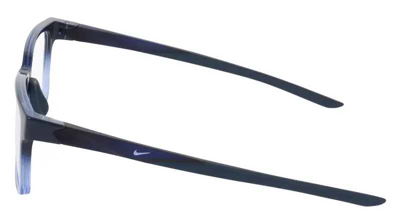 Donna Nike NIKE 7409 418 Montature da vista Bio-iniettato Blu Squadrata Normale miniatura 3