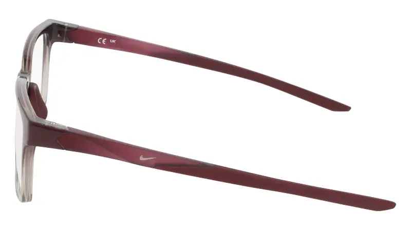 Donna Nike NIKE 7409 620 Montature da vista Bio-iniettato Bordeaux Squadrata Normale miniatura 3