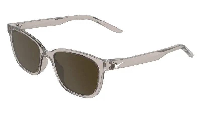 Donna Nike NIKE FLASH P IQ7241X 288 Occhiali da sole Iniettato Grigio Marrone Squadrata Polarizzata