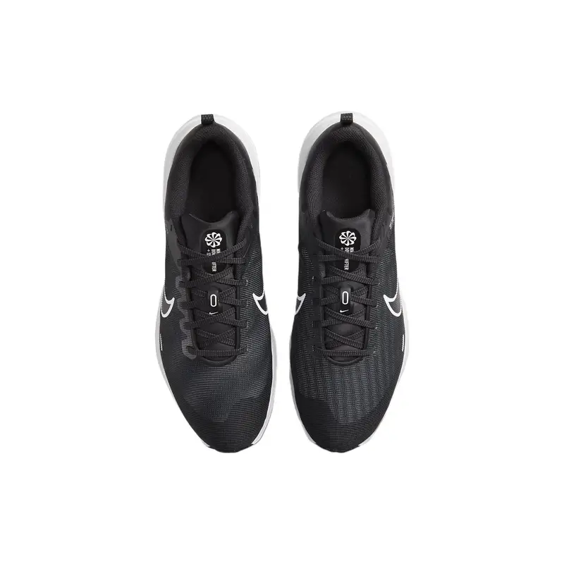 Downshifter 12 Nero Bianco Sneakers Uomo Grigio Fumo Scuro Platino Puro DD9293-001 45 miniatura 5