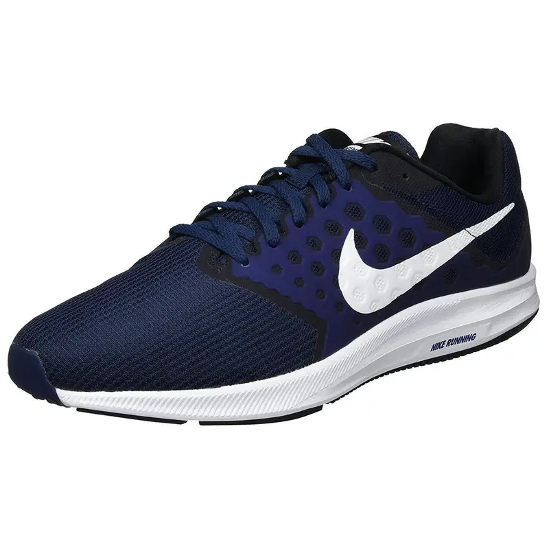 Downshifter 7 Ammortizzazione Leggera Antiscivolo Resistente Scarpe da Corsa Casual Basse Uomo sneaker Blu Scuro 852459-400 43 miniatura 4