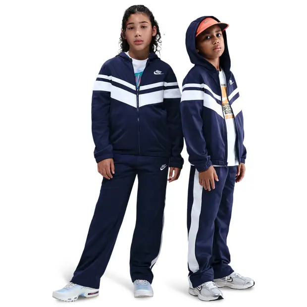 Dri-fit Hooded Tracksuit Bambini - Tute da ginnastica Blu - di cotone Blue