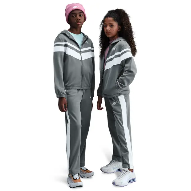 Dri-fit Hooded Tracksuit Bambini - Tute da ginnastica Grigio - di cotone Grey
