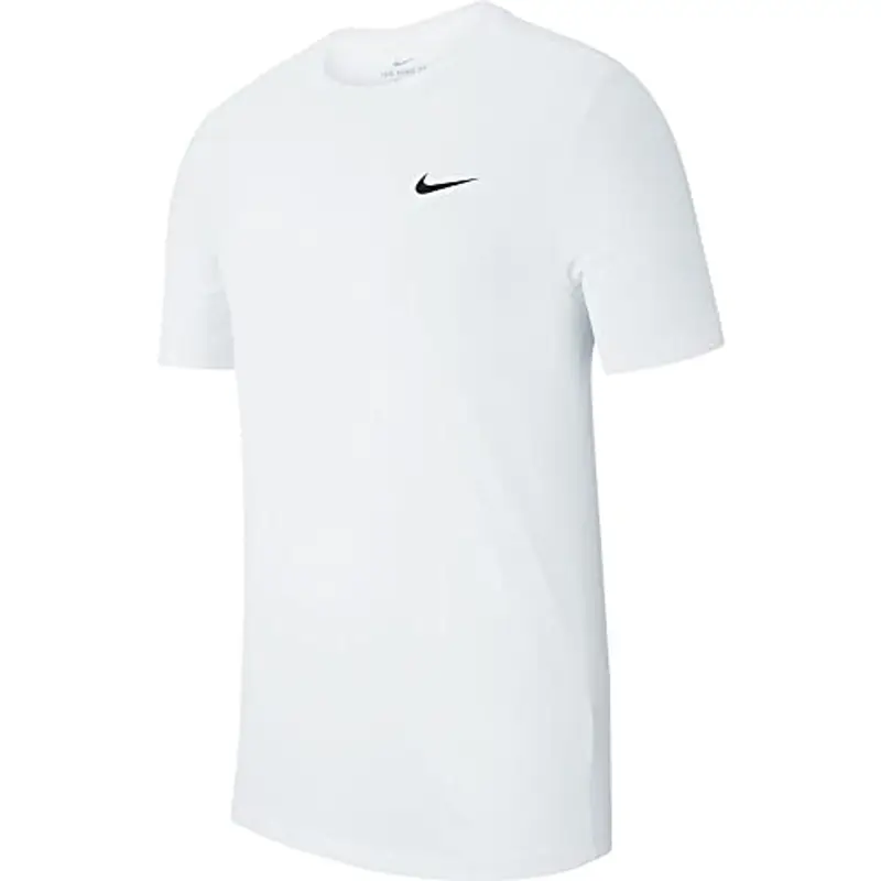 Nike Dri-Fit, Maglietta Uomo, Bianco (White/Black), XL