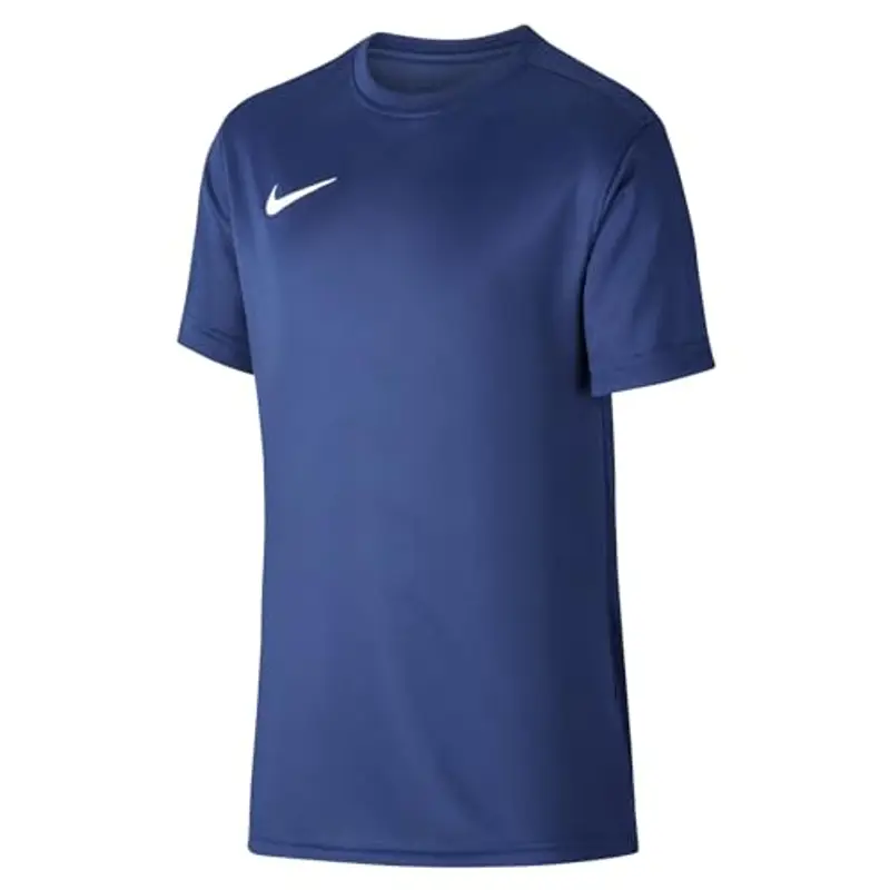 Nike Dri-fit Park 7, Maglia Manica Corta Unisex Bambini, Midnight Navy Bianco, S