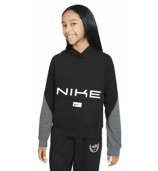 Dri-FIT Pull Jr - felpa con cappuccio - unisex Black