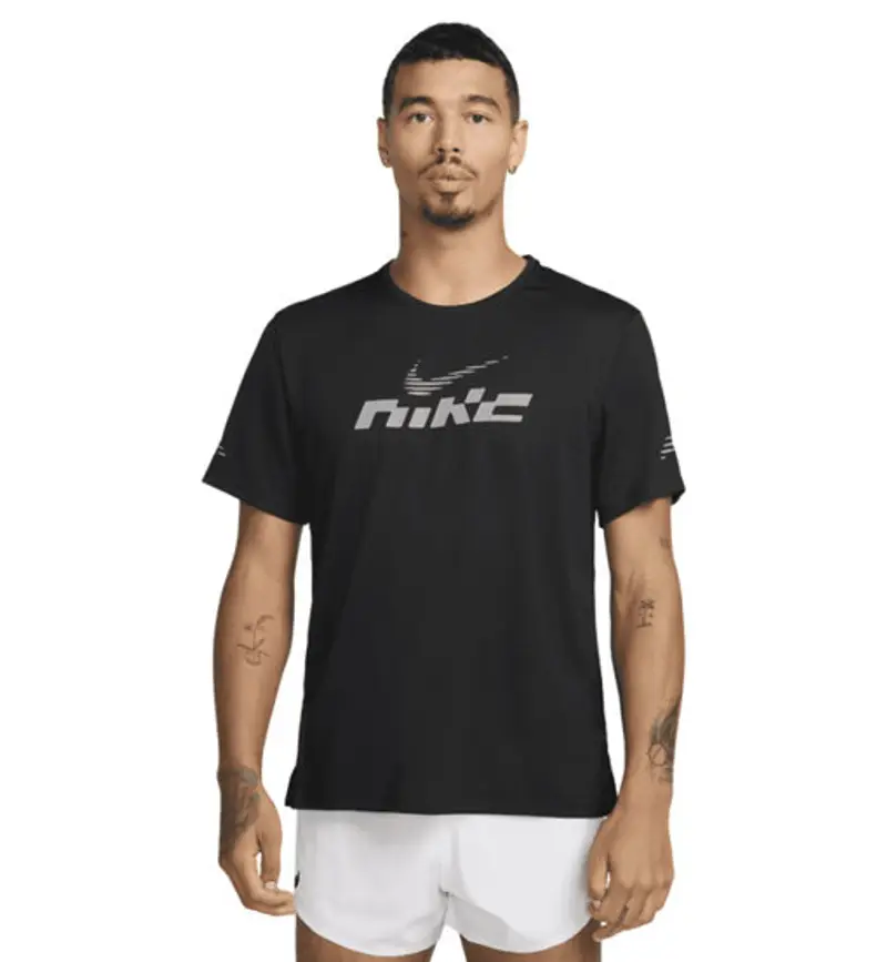 Dri-FIT UV Miler Flash - maglia running - uomo Black