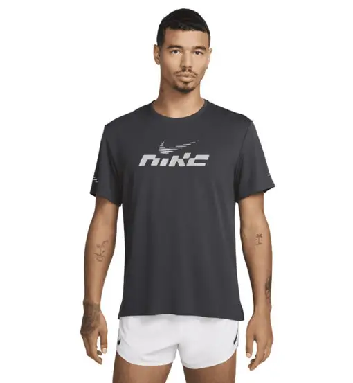 Dri-FIT UV Miler Flash - maglia running - uomo Grey