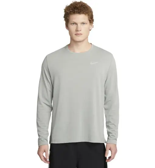 Dri-FIT UV Miler - maglia running a maniche lunghe - uomo Grey