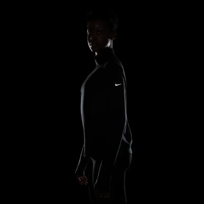 Drill top allenamento da donna Nike One Noir