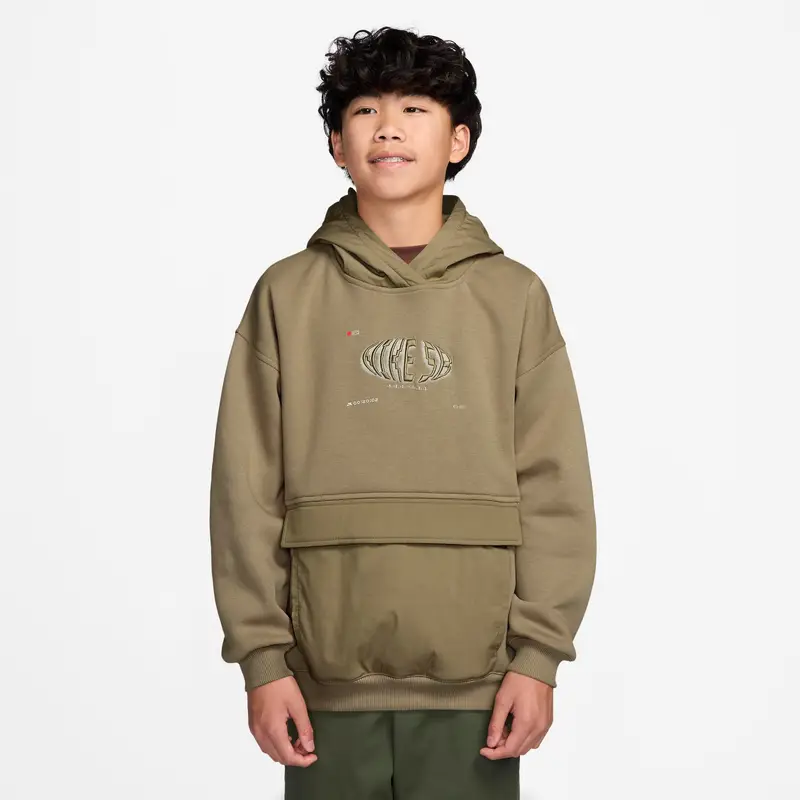 Drill top allenamento per bambini Nike SB Beige