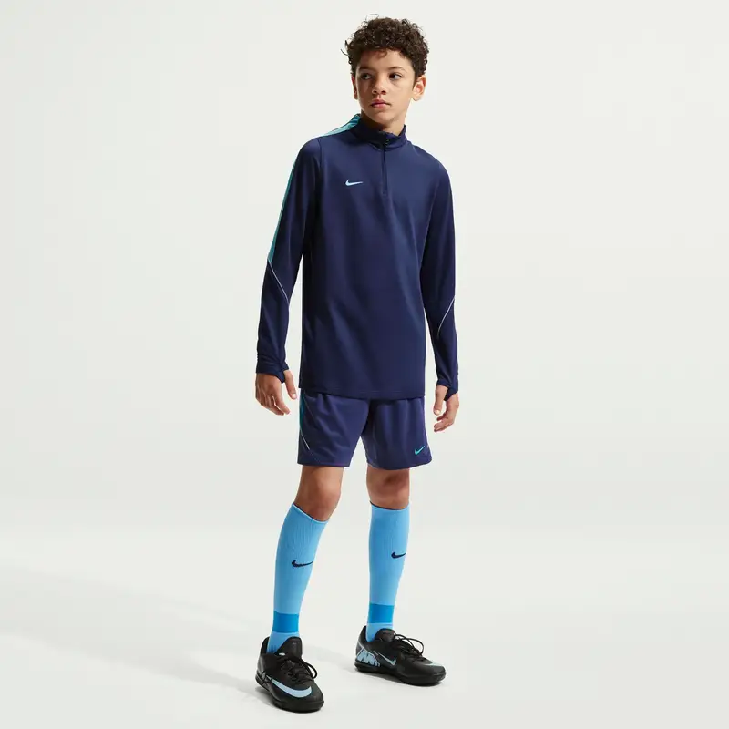 Drill top allenamento per bambini Nike Strike Bleu