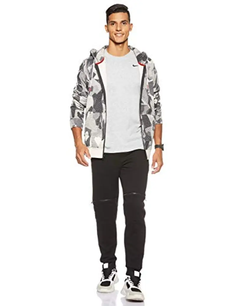 Nike Dry Tee Dfc Crew Solid, Maglietta A Maniche Corte Uomo, Dk Grey Heather/Black, M miniatura 3