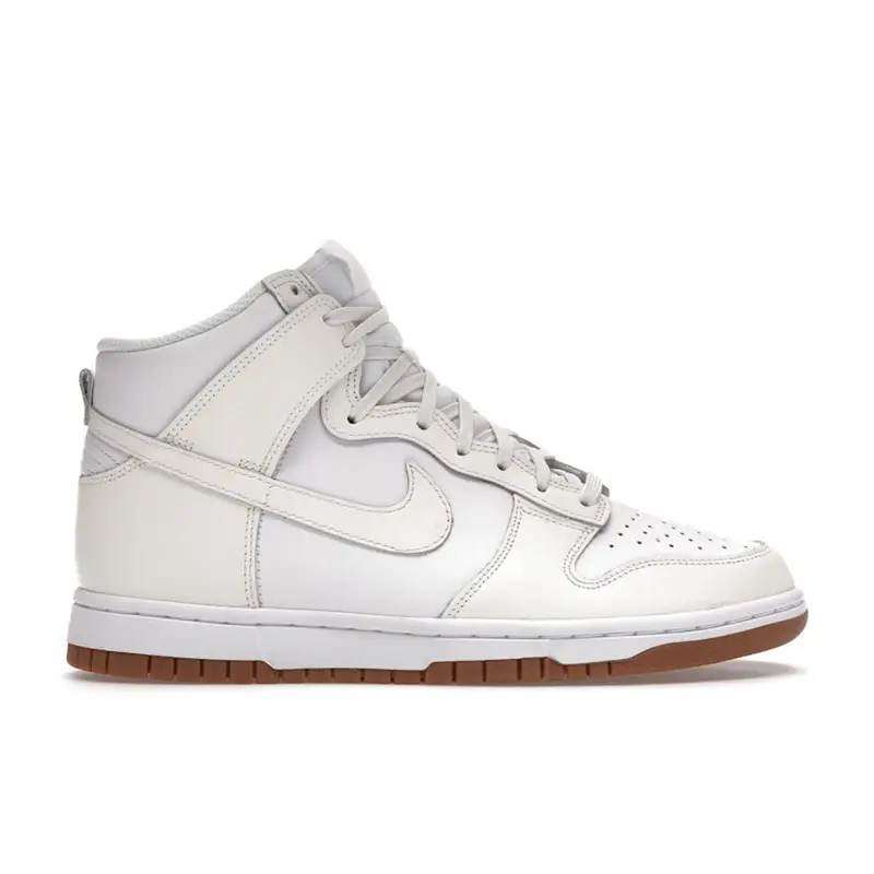 Dunk High Sail Gum Sneakers da Donna Bianco Gomma-Marrone Medio DD1869-109 39