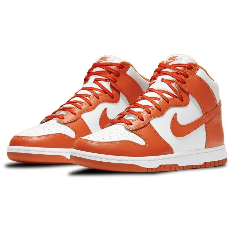 Dunk High SP Syracuse 2021 Sneakers da Uomo Arancione Bianco Arancione-Fiammante DD1399-101 44 5 miniatura 2