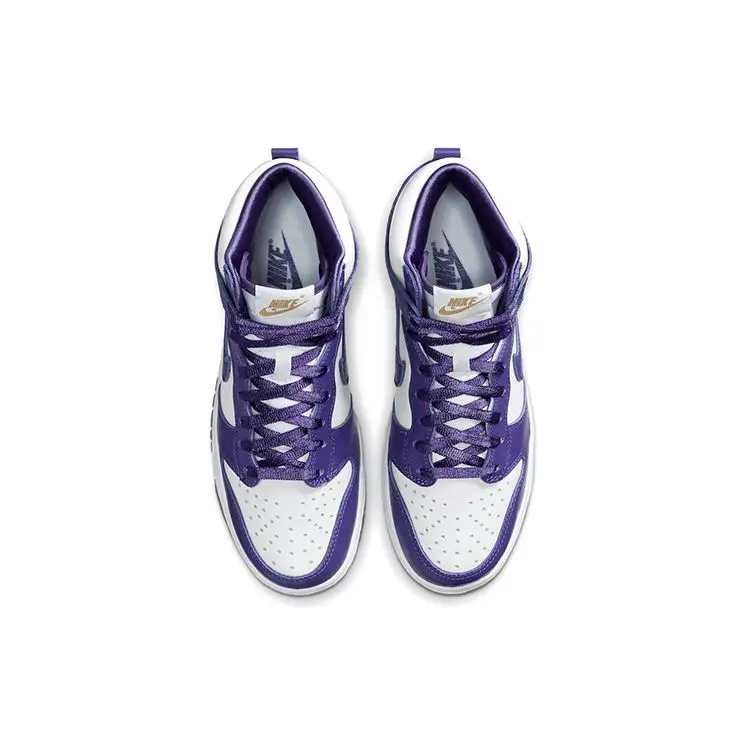 Nike Sneakers Dunk High Varsity viola Donna Bianco miniatura 2