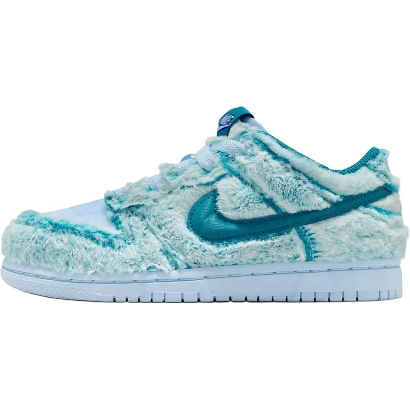 Dunk Low GS Abominable Snowman Scarpe da Ginnastica per Bambini Blu Verde-Abisso Celeste-Blu IM7171-301 38