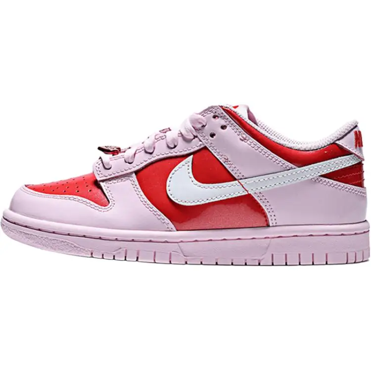 Dunk Low GS Rosa San Valentino 2026 Scarpe da Ginnastica per Bambini Rosa-Schiuma Cremisi Chiaro Bianco Summit IQ0218663 36