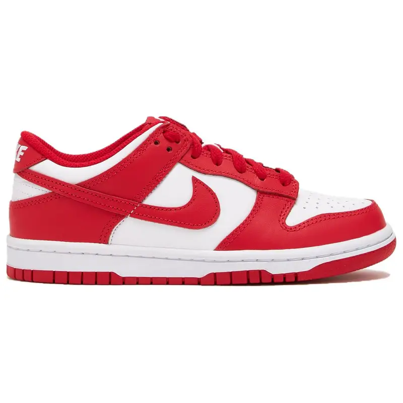 Dunk Low GS St Sneakers da Bambino Johns Rosso Bianco Rosso Università FB9109-119 36 miniatura 4