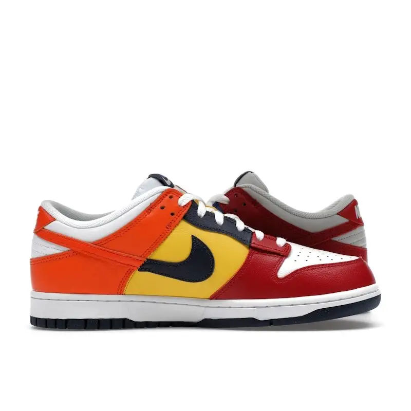 Dunk Low Japan QS What The 2024 Sneakers Unisex Multicolor Midnight-Navy Varsity-Maize IB2051-400 45 miniatura 3