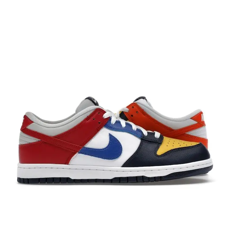 Dunk Low Japan QS What The 2024 Sneakers Unisex Multicolor Midnight-Navy Varsity-Maize IB2051-400 45