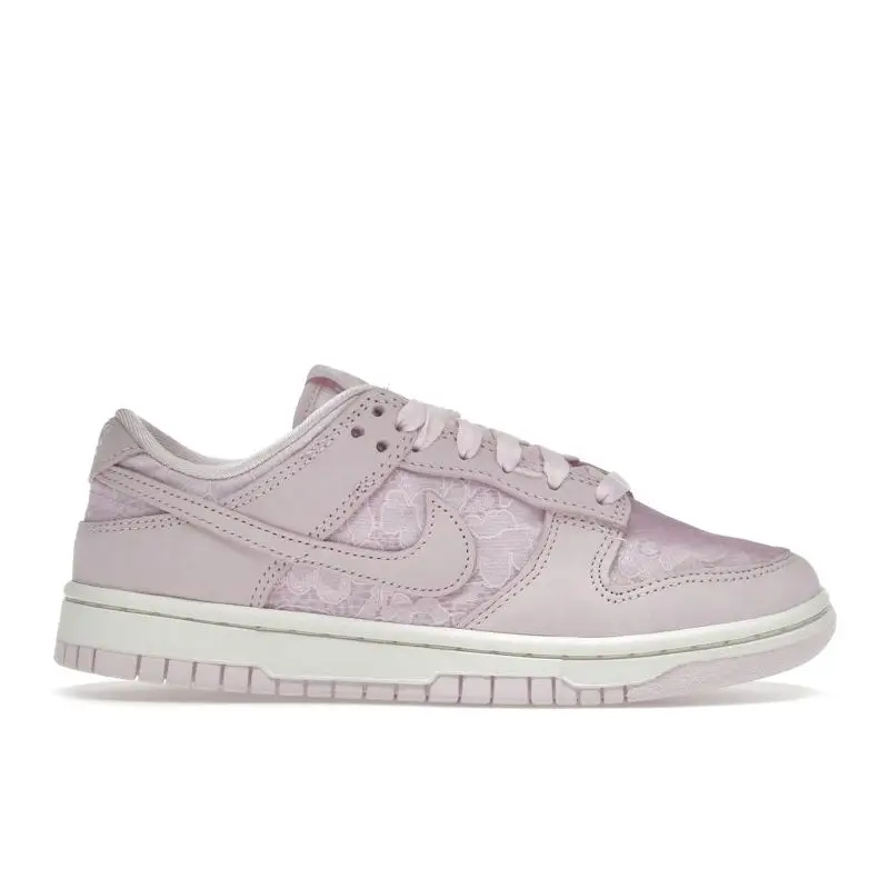 Dunk Low Lace Pack - Rosa Regale Scarpe da Ginnastica da Donna Rosa Perla Morbida-Schiuma HJ5870-600 40 5