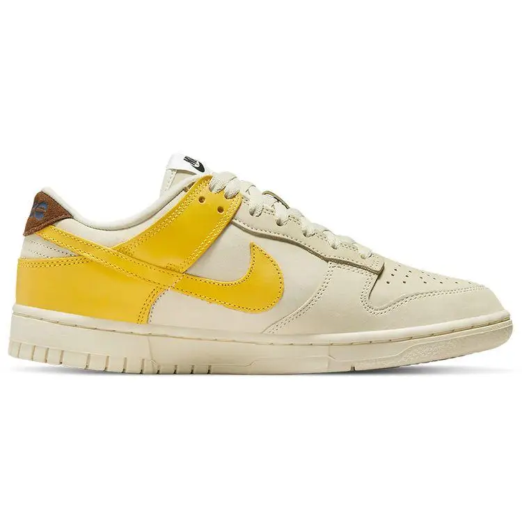 Dunk Low LX Banana Sneakers da Donna Crema Latte di Cocco Giallo Zolfo Vivace DR5487-100 42 miniatura 3