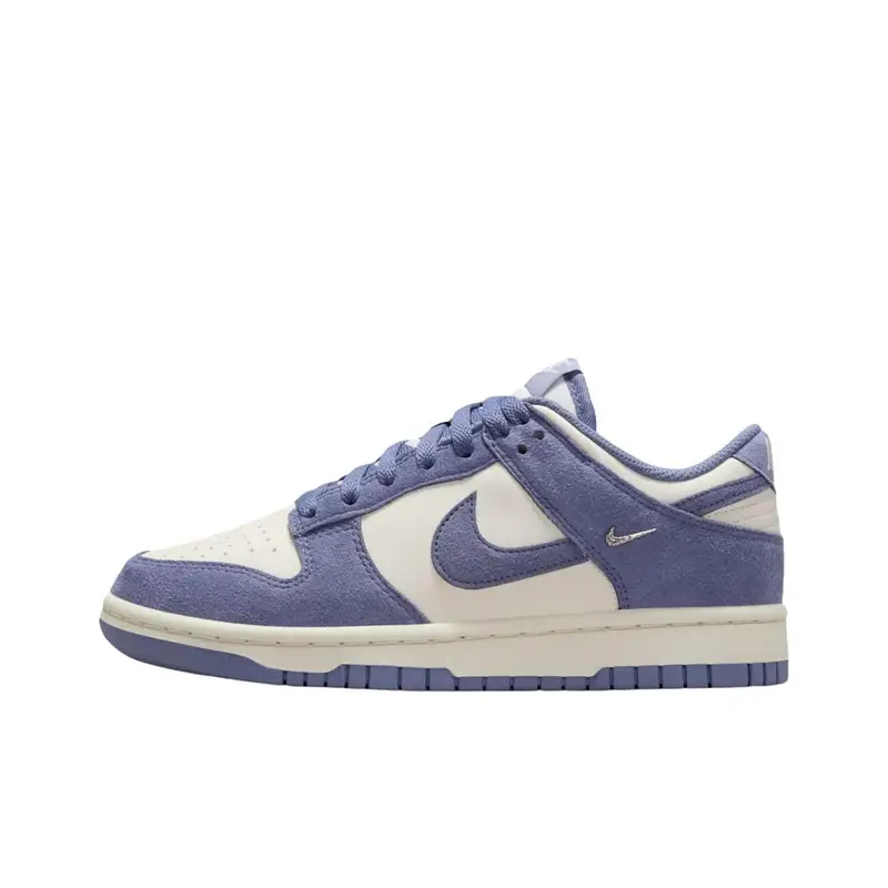 Dunk Low Mini Swoosh - World Indigo Sneakers da Donna Viola Vela Argento Metallizzato IB4417-103 35.5