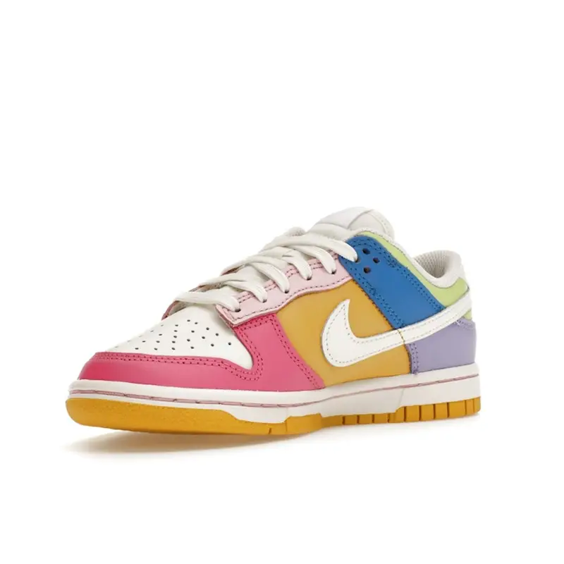 Dunk Low Multicolore Sneakers Donna Sail Solar-Flare FD9923-111 38 miniatura 2