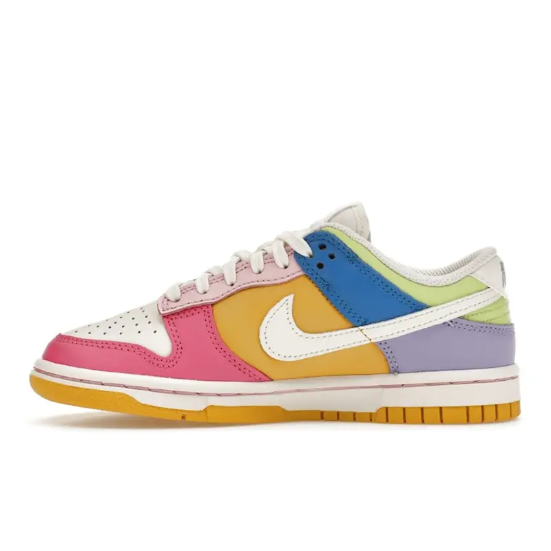 Dunk Low Multicolore Sneakers Donna Sail Solar-Flare FD9923-111 38 miniatura 4
