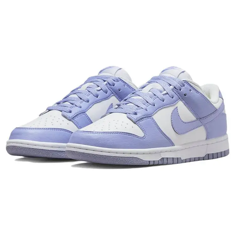 Dunk Low Next Nature Lilla Sneakers da Donna Viola Bianco Volt DN1431-103 41 miniatura 5