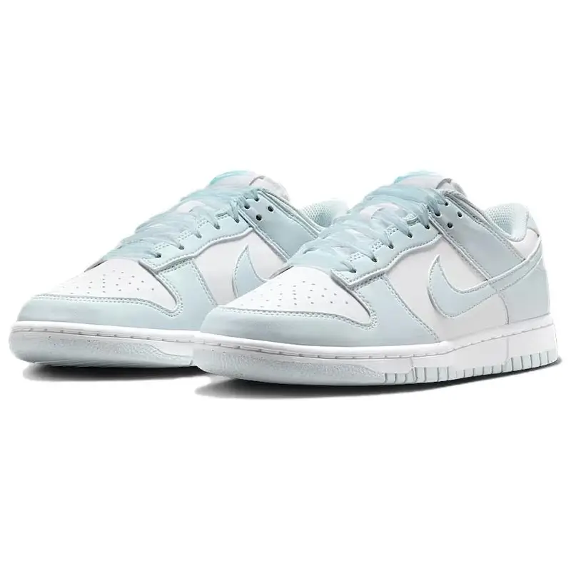 Dunk Low Next Nature Sheer Lace Pack - Blu Tinta Sneakers da Donna Bianco IB7311-100 38 5 miniatura 2