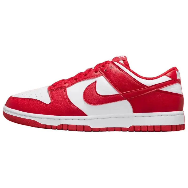 Nike Dunk Low Next Nature St Sneakers da Skate Donna Rosso e Bianco