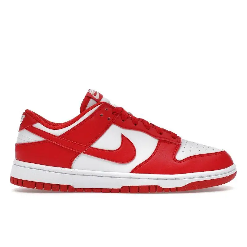 Dunk Low Next Nature St Sneakers da Donna Johns Rosso Bianco Rosso Università DD1873-116 35 5