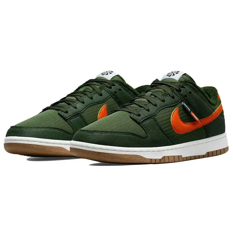 Dunk Low Next Nature Toasty - Sequoia Sneakers da Uomo Verde Arancione Oliva Medio DD3358-300 39 miniatura 3