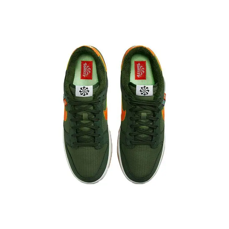 Dunk Low Next Nature Toasty - Sequoia Sneakers da Uomo Verde Arancione Oliva Medio DD3358-300 39 miniatura 5
