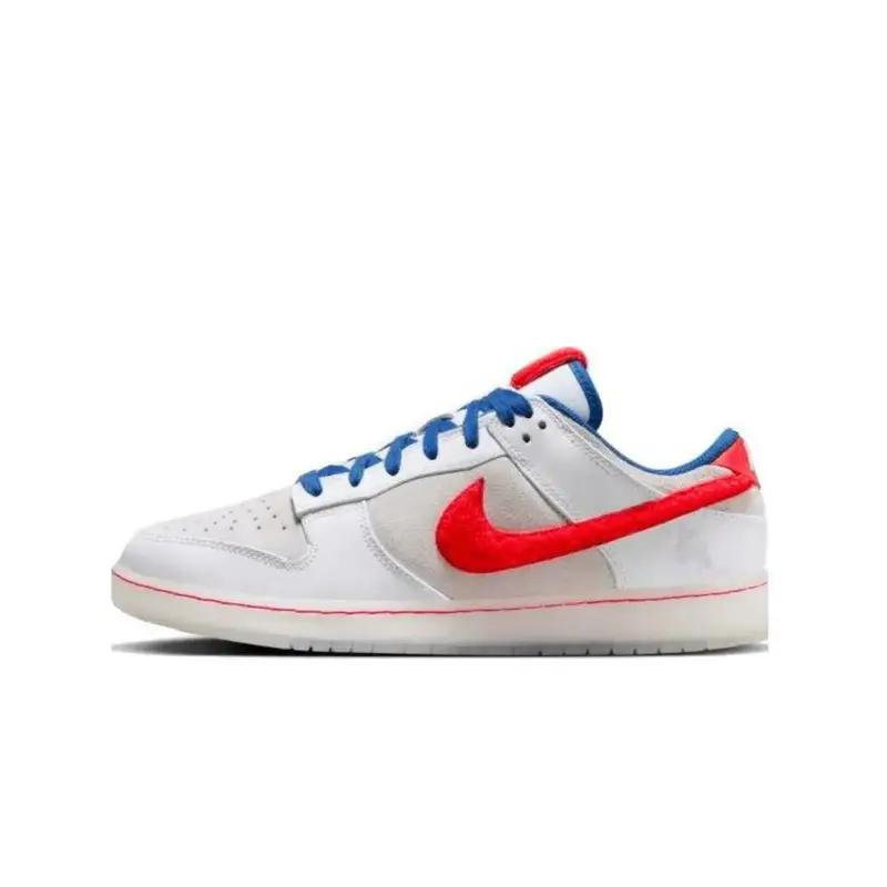 Dunk Low Retro PRM Anno del Coniglio Bianco Cremisi Blu Varsity EU 43 rosso