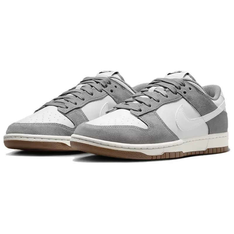 Nike Dunk Low Retro SE Sneakers grigio e bianco miniatura 2